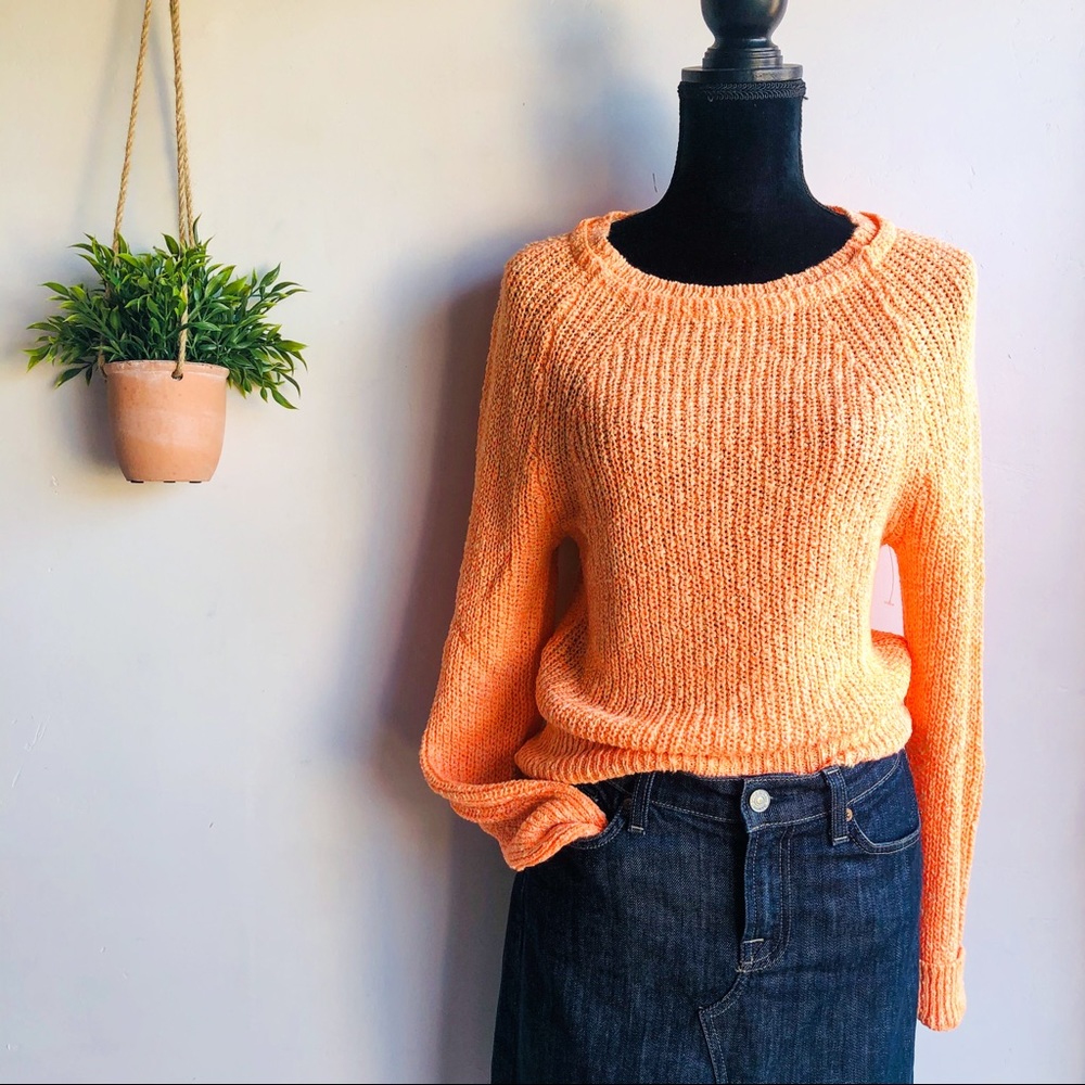 FREE PEOPLE Tangerine Electric City Pullover - Picture 3 of 7
